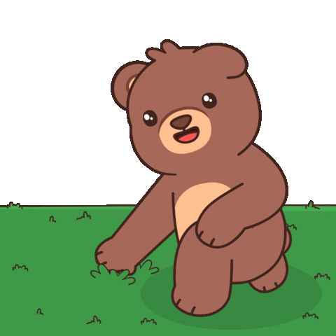Vibing Teddy Bear Sticker by BEARISH