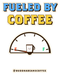 Fueled By Coffee Sticker by buddhabeanscoffee