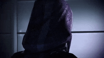 Glaring Look Back GIF by Mass Effect