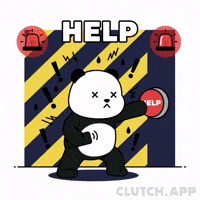 Save Me Help GIF by Kanpai Pandas