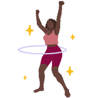 Black Woman Running Sticker by Therapy for Black Girls