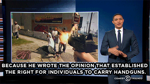 video games guns GIF by The Daily Show with Trevor Noah