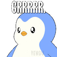 Angry Penguin Sticker by Pudgy Penguins