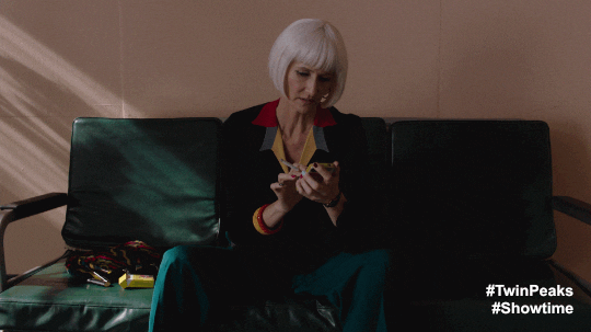 Twin Peaks Texting GIF by Twin Peaks on Showtime