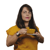 Tea Kiss Sticker by Girassol Semear