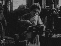 NationalWWIMuseum woman women black and white military GIF