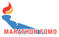 nyc marathon running Sticker by Sarah Marie Design Studio