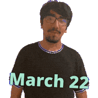 March 22 Sticker