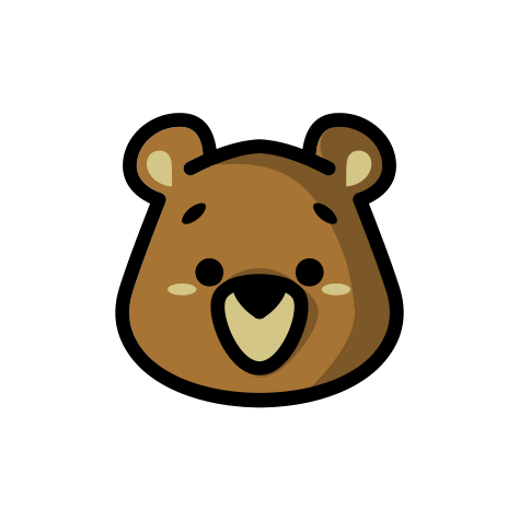 angry bear Sticker by Carousel
