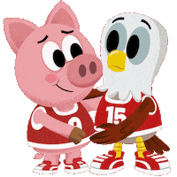 Meet Me In The Middle Hug Sticker by VeeFriends