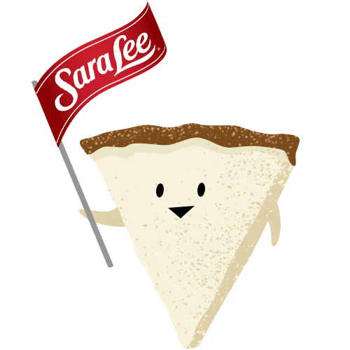 saraleedesserts happy cute food hello Sticker
