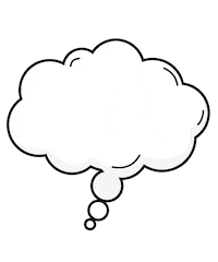 dogtopiacanada bone dog mom tennis ball thought bubble Sticker