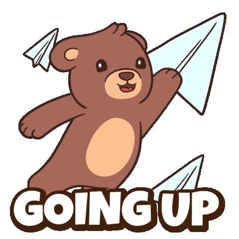 Flying On My Way Sticker by BEARISH