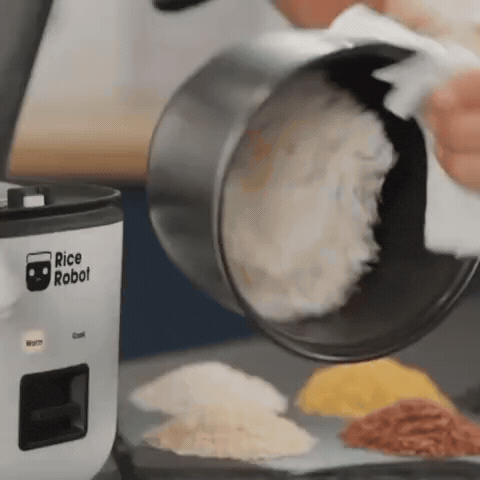 Wipe clean pot | Rice Robot