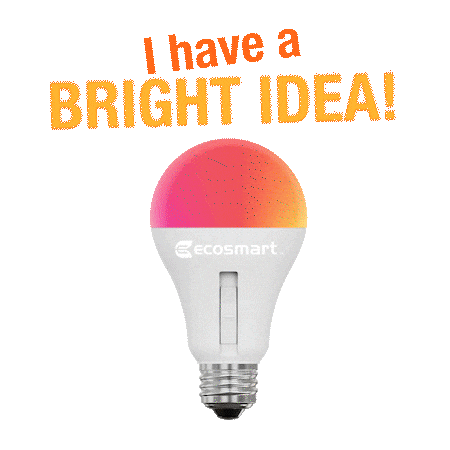 Thinking Lights Sticker by The Home Depot