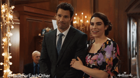 Surprised Made For Each Other GIF by Hallmark Channel