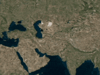 Asia Map GIF