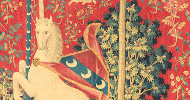 museecluny wink unicorn medieval museedecluny GIF
