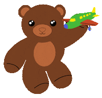 Kids Bear Sticker by Bel Diniz
