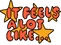 It Feels A Lot Like Sticker by Poppy Deyes