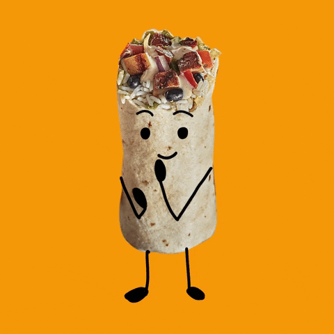 QDOBA clap clapping mexican burrito GIF