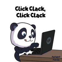 Panda Click GIF by VeeFriends