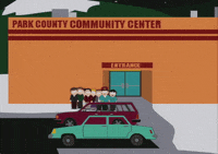 cars standing GIF by South Park 