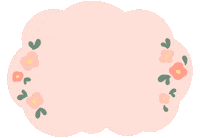 Pink 花 Sticker