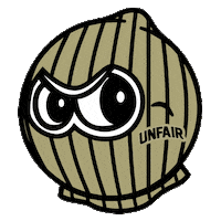 unfair_athletics mascot icon unfair no face Sticker