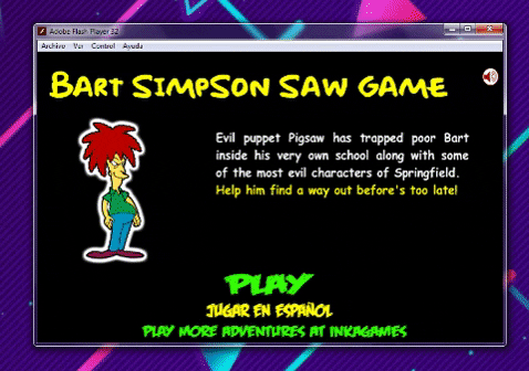 downloadhoy giphygifmaker descargar juego bart simpson saw GIF