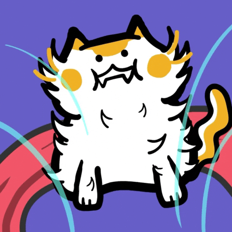 Air Blow GIF by Poku Meow