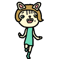 Calico Cat ねこ Sticker