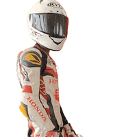 Speed Racer Rider Sticker by Honda Racing India