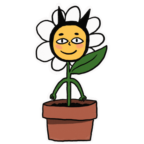 Happy Flower Sticker
