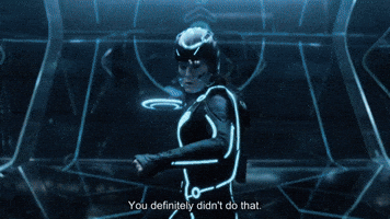 Didnt Do That Tron Legacy GIF by Goldmaster