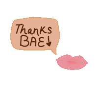 Bae Thank You Sticker