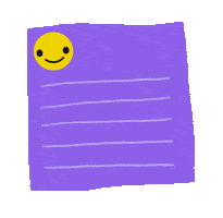 PomPomClub smiley to do to do list post it Sticker