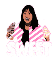 ice cream sweets Sticker by Eric Foster