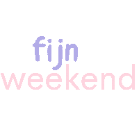Weekend Book Sticker by leukvooreenfeest