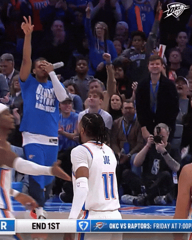 Lets Go Smile GIF by OKC Thunder