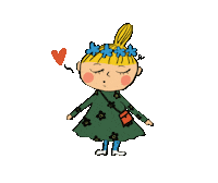 PhoebeWei love girl short hair green dress Sticker