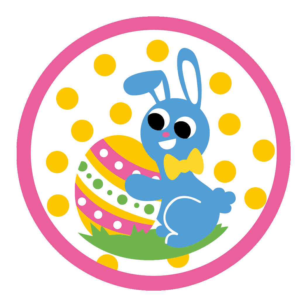 Easter Egg Patches Sticker by Bos Animation