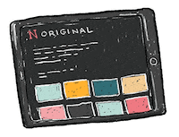 katiecadamatre tv netflix binge netflixandchill Sticker