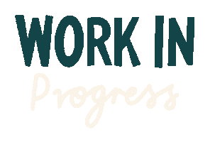 Working Work In Progress Sticker by Bett Norris
