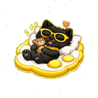 Time Hug Sticker by Terry Toto