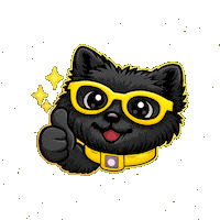 Great Job Thumbs Up Sticker by Terry Toto