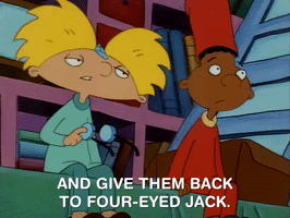 hey arnold nick splat GIF