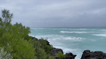 Stormy Seas Off Bermuda as Hurricane Earl Passes