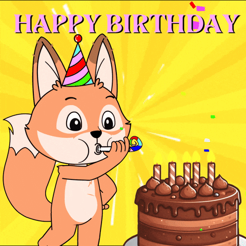 RaposaCoffee giphyupload celebration birthday happy birthday GIF