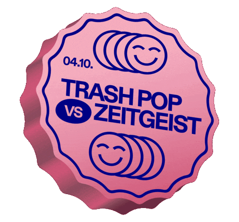 Pop Trash Sticker by EXILCLUB